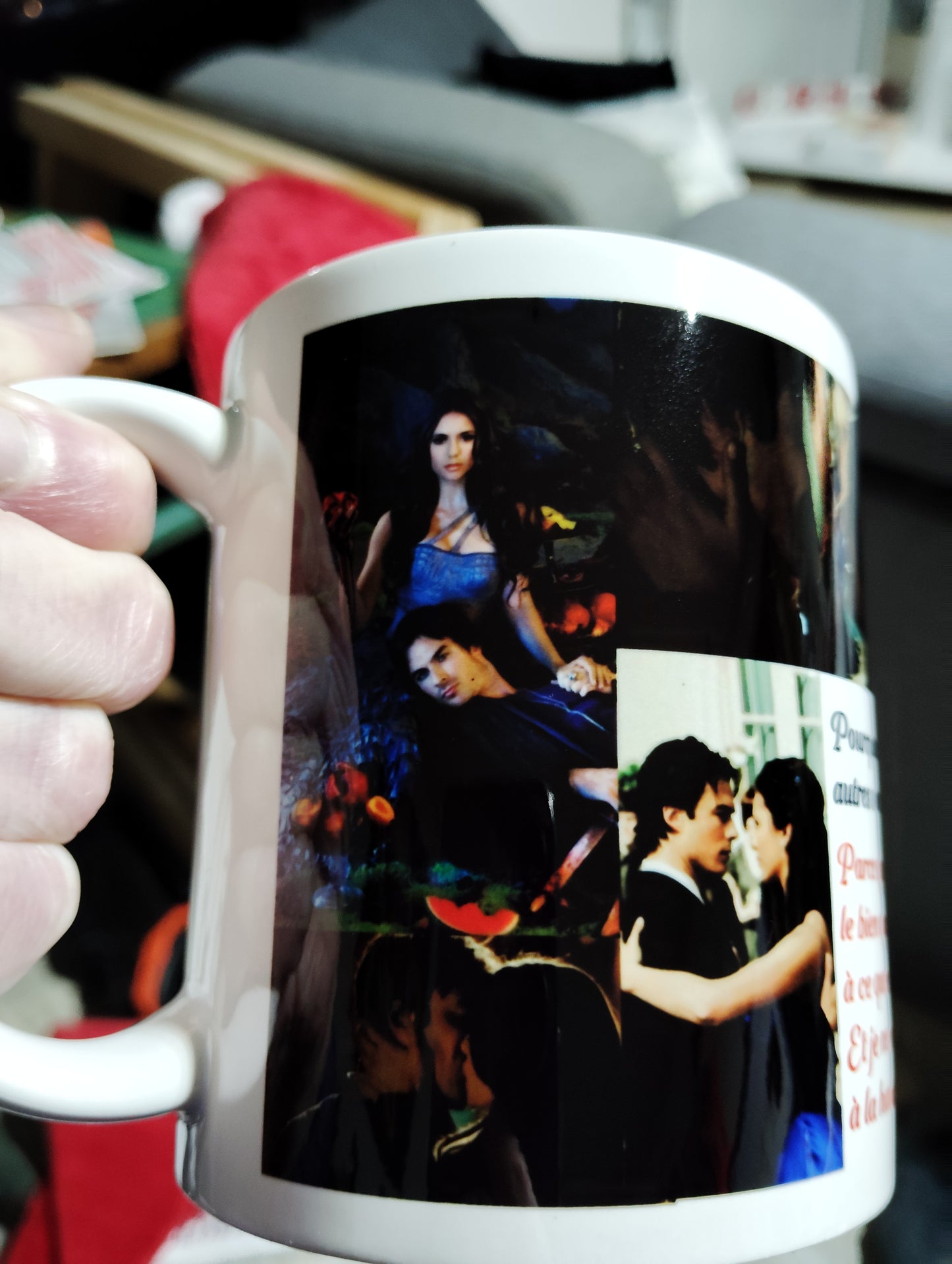 Mug vampire diaries #delena