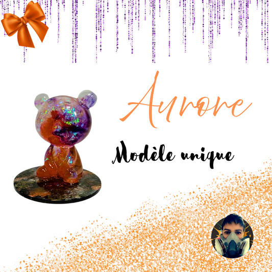 ✨ Puppa Aurore sur socle – Édition Color Magic ✨