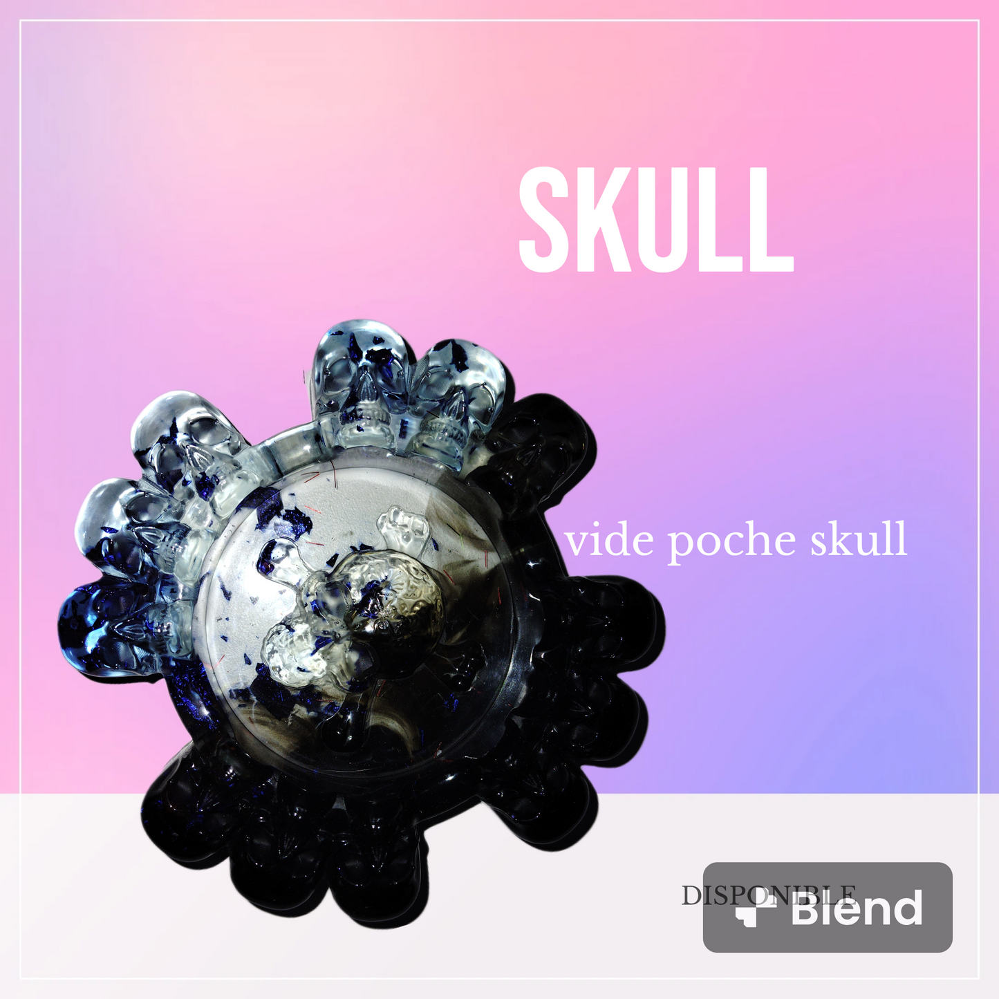 Vide poche skull